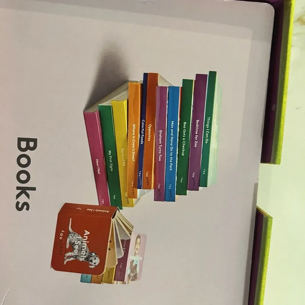 Lovevery Things I See For 7-8 Months Two-Sided Sensory Texture Cards